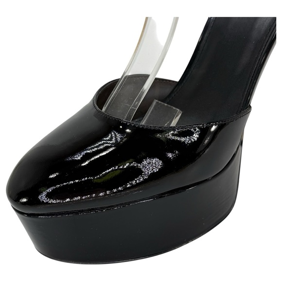 Michael Kors Martina Black Patent Leather Womens High Heels Size 8.5M - Picture 7 of 14